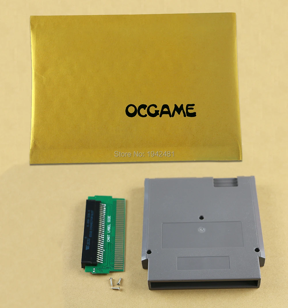 OCGAME 5 шт. адаптер конвертер 60 Pin-72 Pin с чипом CIC, установленными для консольной системы NES с картриджным корпусом отвертка