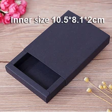 Внутренняя size6.5* 6.5*3 см крафт ящик бумажная коробка с окном Коричневый Крафт ручной подарочные коробки, эфирное масло, обычай bs100piece \ партия