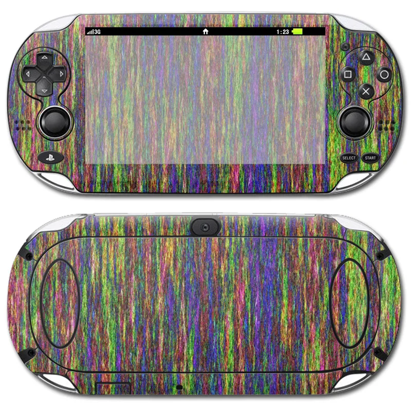 

Free drop shipping for popular colorful design skin sticker for PSVITA 1000 front and back decals #TN-PV1000-0093