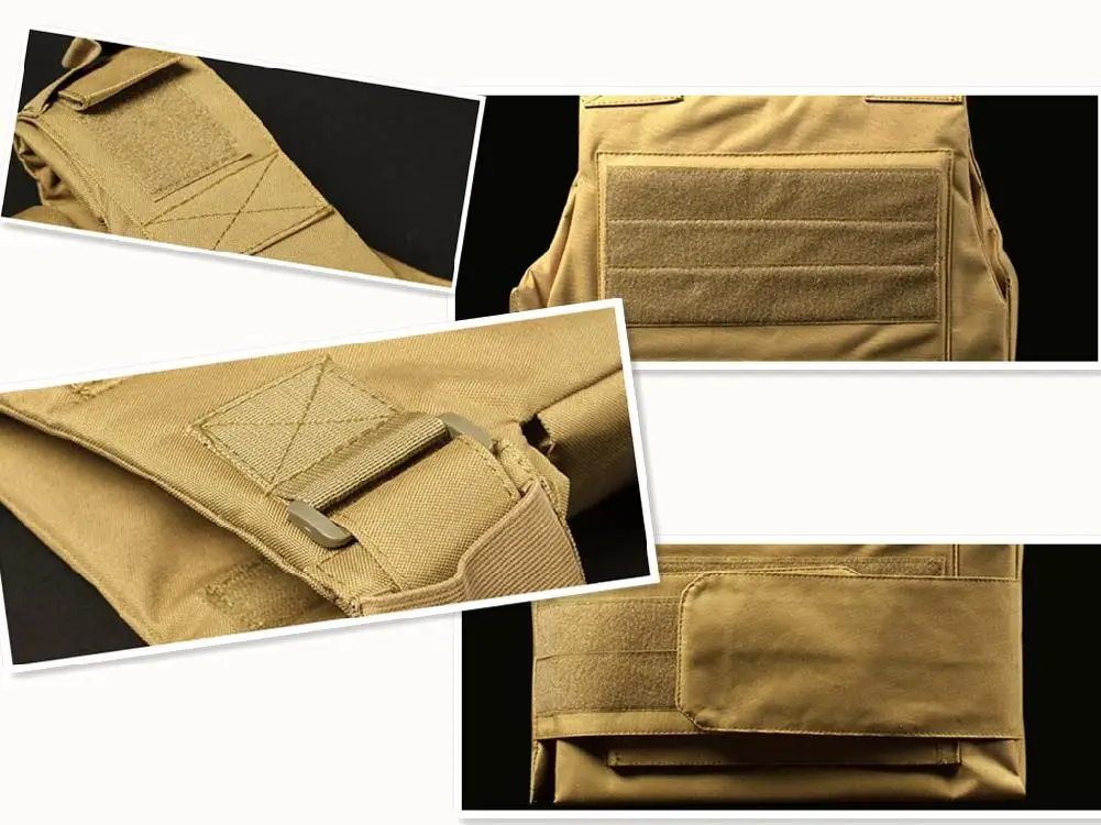  Mounchain Tactical Vest Amphibious Military Molle Waistcoat Combat Assault Plate Carrier Vest Hunti