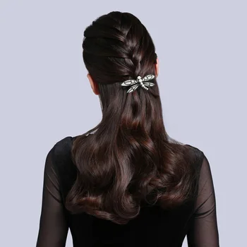 

Alexandre De Paris Hair Clip Pin - Butterfly Hair Barrette for Women Hair Accessory Jewelry - Hair Ornament Tiara for Wedding