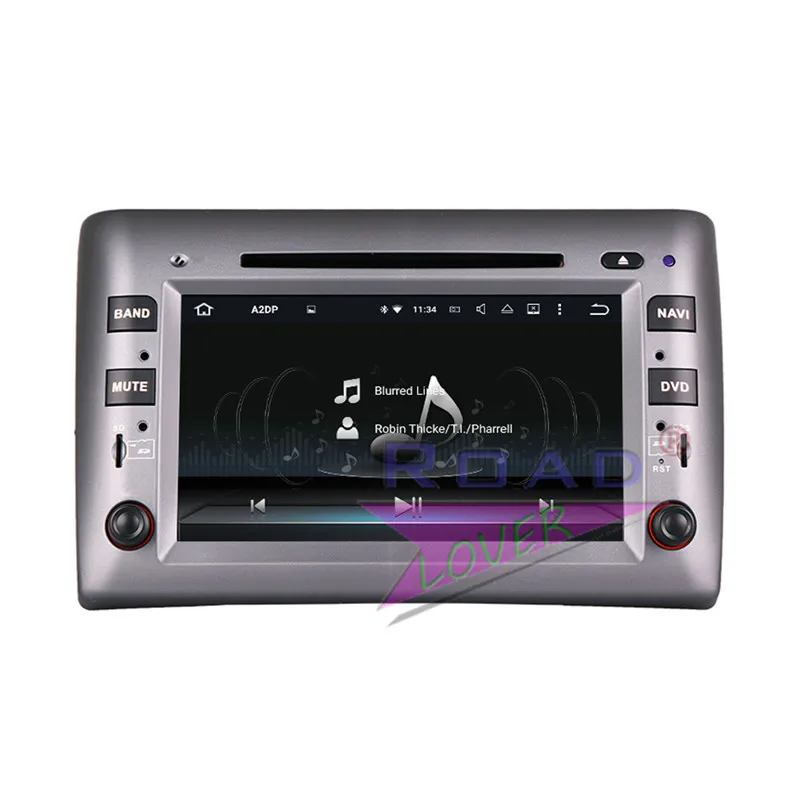 Roadlover Android 9,0 Автомобильный мультимедийный dvd-плеер радио для Fiat Stilo 2002-2010 Стерео gps навигация Automagnitol 2 Din " видео
