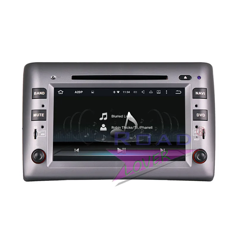 Excellent Roadlover Android 9.0 Car Multimedia DVD Player Radio For Fiat Stilo 2002-2010 Stereo GPS Navigation Automagnitol 2 Din 7" Video 3