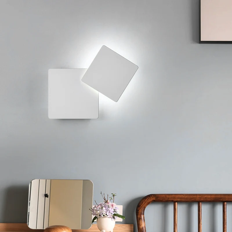 

EMZO New bedroom bedside wall lamp concise modern LED fashion new art living room corridor wall lamps and lanterns