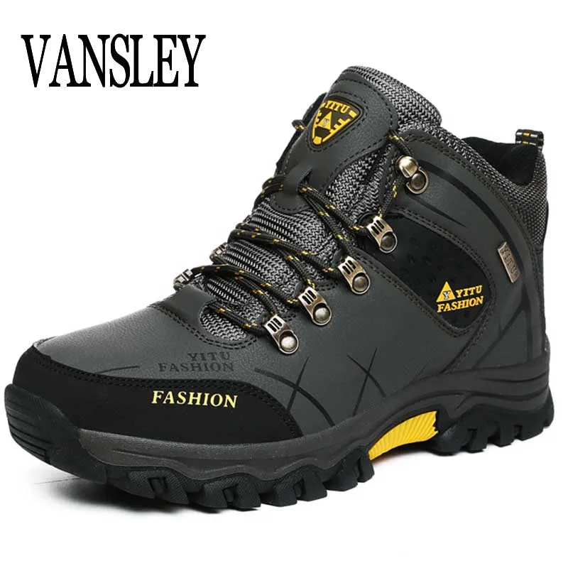 melhor Botas de homens de Tamanho 39 47 Designer Mens Sapatos de Inverno Botas de Homens À Prova D Água Botas de Neve Rendas Até Botas Homens Tornozelo inverno quente Sapatos Masculinos