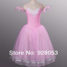 Длинные юбки-пачки для взрослых балетная юбка-пачка розового цвета/белый/голубой цвет платья для бальных танцев конкуренции в стиле Золушки; Одежда для танцев для девочек dancecostumes AT1068B