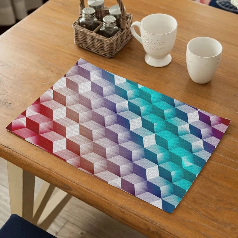 

1pcs Simple High-quality Tableware Mat Napkin Towels Dining Table Mats Cotton Placemats Plate Mat Coasters Nordic Accessories