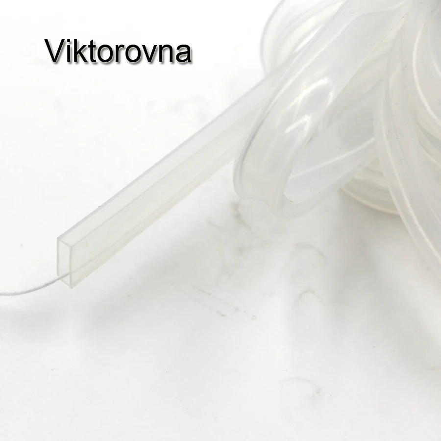

5m 10m Silicon Tube 10MM IP67 for SMD WS2812B 5050 3528 2835 5630 LED Strip Light (Silicon Tube) free shipping