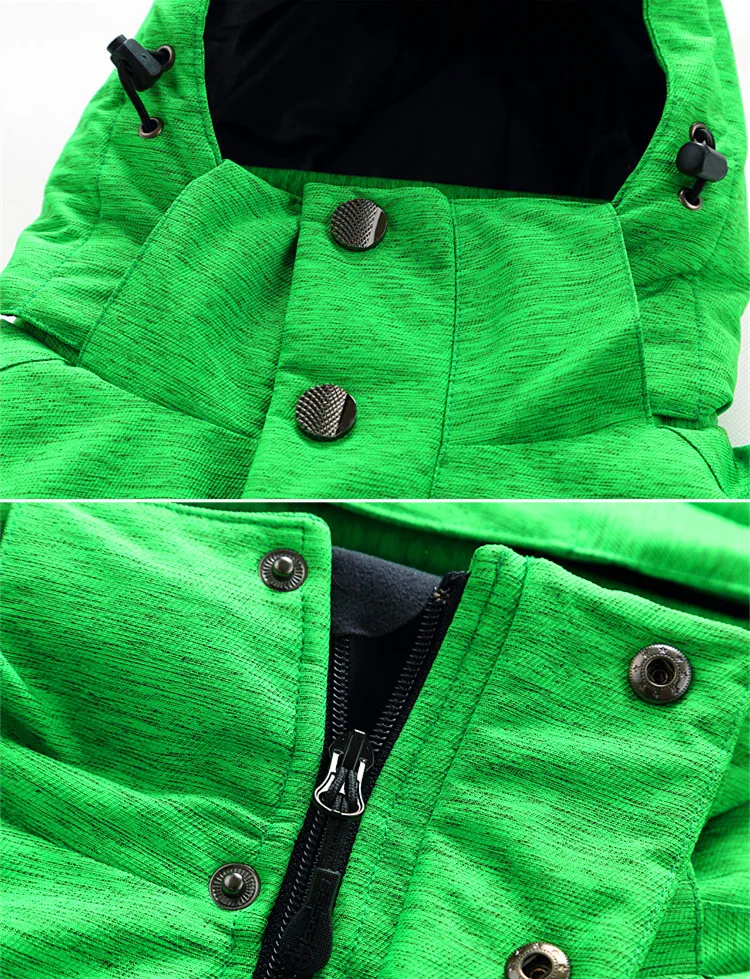 Лыжная куртка Мужская ветрозащитная Водонепроницаемая утолщенная теплая зимняя куртка для сноуборда Лыжная куртка походная куртка для кемпинга зимняя одежда