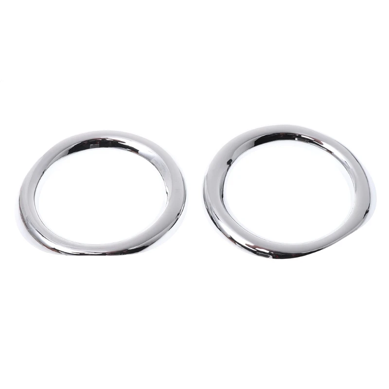 1 Pair ABS Chrome Front Fog font b Lamp b font Light Cover Trim For TOYOTA