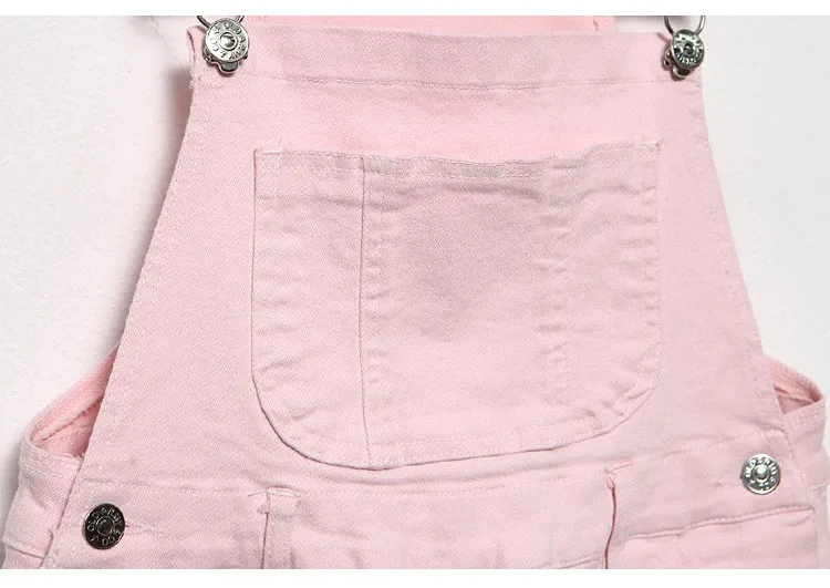 Женский s розовый черный белый без бретелек джинсовый комбинезон шорты Короткая комбинация джинсовый комбинезон для женщин Salopette Jean