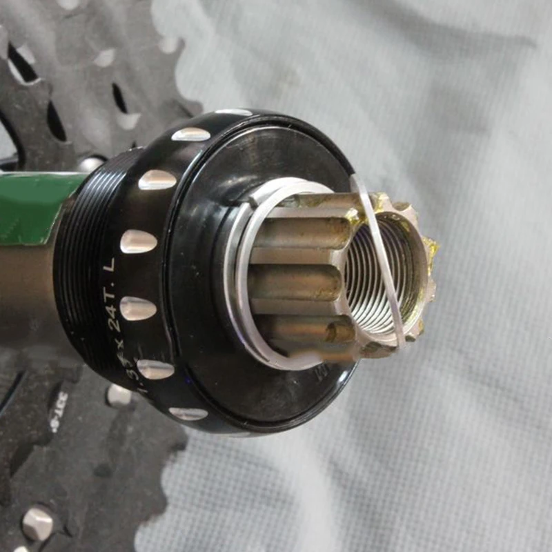

BB/Bottom Bracket GXP Adapter For SRAM-24mm To 22mm Converter Aluminum Alloy Material
