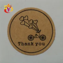 Размер 30 мм 100 шт/крафт стикер Крафт Спасибо наклейки этикетки из крафтовой бумаги стиксер этикетки