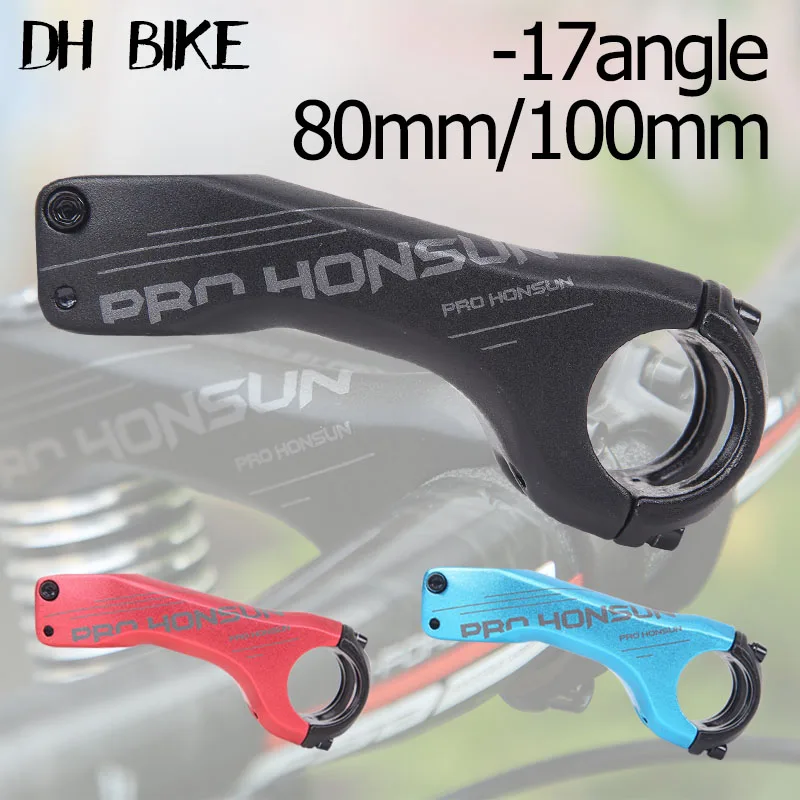 Крепление на руль MTB PRO HONSUN диаметр ручки 31 8 17 ° 80/100 мм|Велосипедный вынос| |