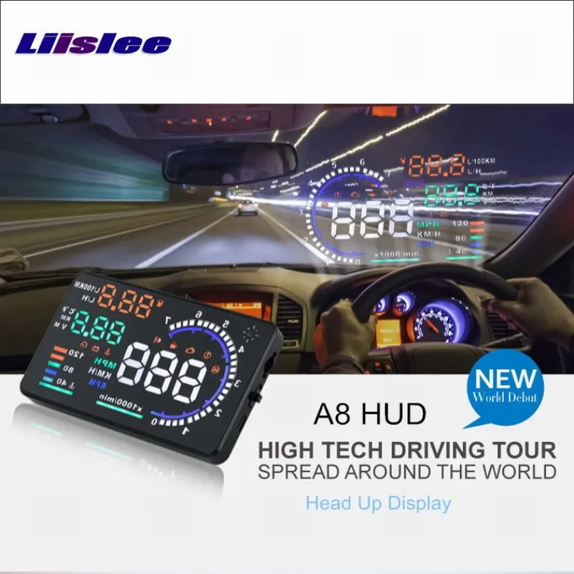 

Liislee Car HUD Safe Drive Display For Volkswagen Passat / CC 2015 2016 - Refkecting Windshield Head Up Display Screen Projecto