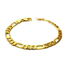 Мужской медный браслет 1 8 K ювелирный мужской крутой браслет KS 157