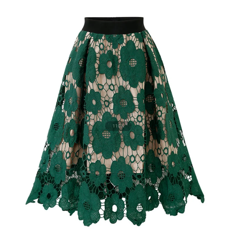 Весенне летняя газовая юбка Peng Повседневная модная женская А силуэта с принтом и