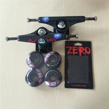 2016 Free Shipping Skateboard Parts Royal Aluminum 5.25″ Skate Trucks And Element Skate Wheels with Zero Riser Pads