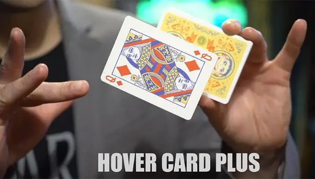 Hover Card Plus от Дэна Харлана и Николая Лоуренса-Trick(трюк и онлайн инструкции) Card Magic Props Illusions Fun