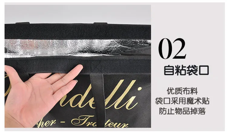 new big capacity cooler bag insulation cool black large insulated shopping tote bag food milk fresh warm carrier ice pack bag