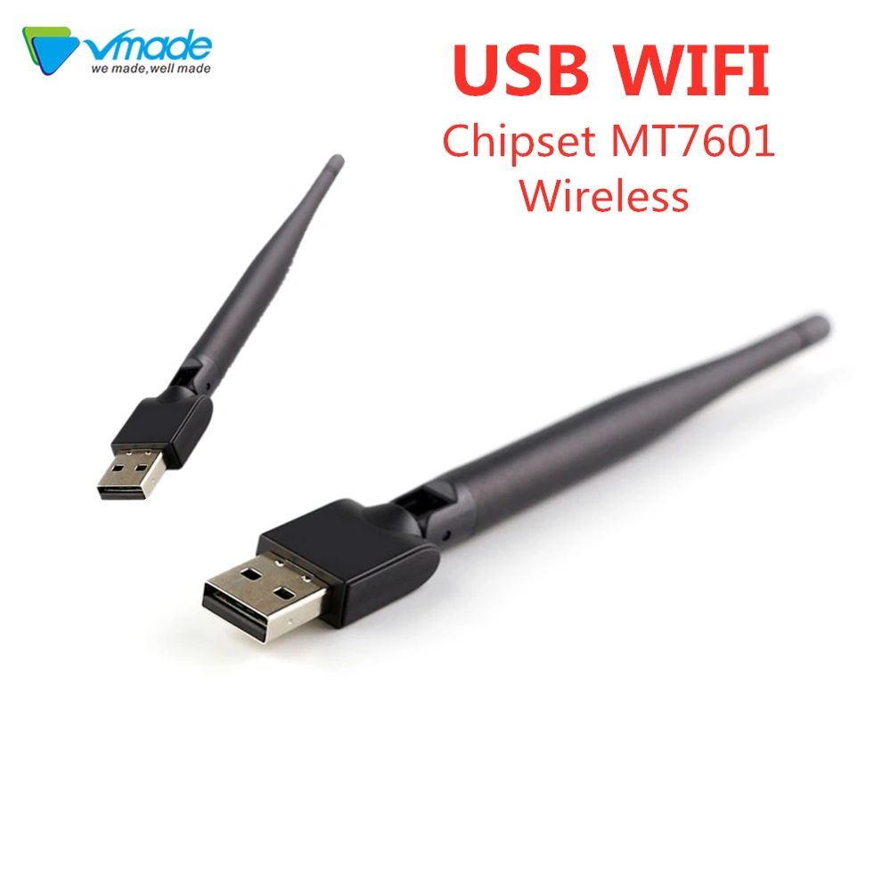 USB wifi адаптер 2 дБ телевизионная антенна 150 Мбит/с lan беспроводная сетевая карта в портативном usb 7601 чип для оконных рамок 7/8/xp