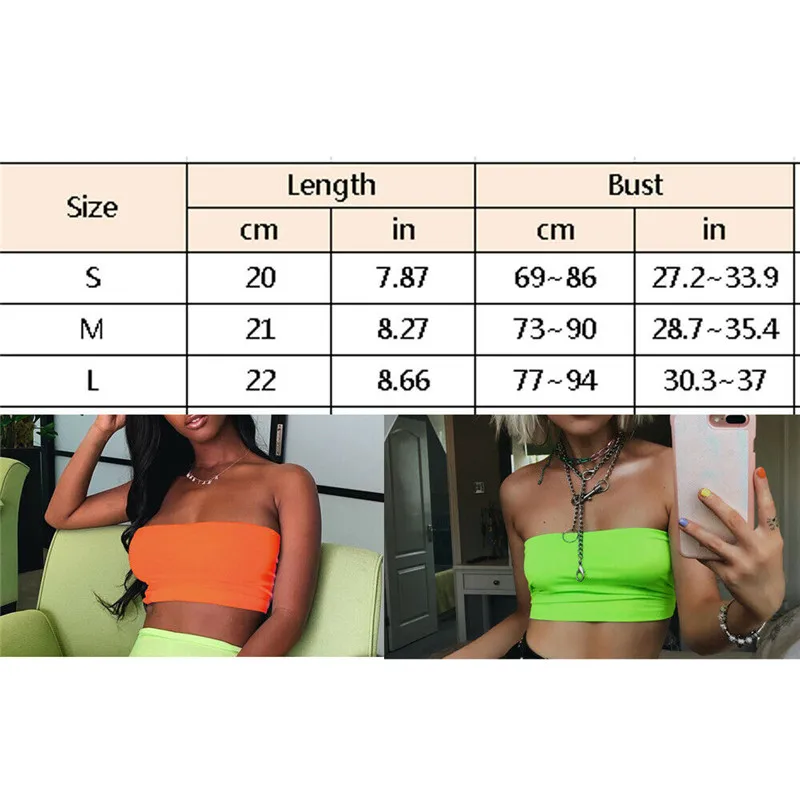 Women Sexy Tube Top Sleeveless Bandeau Strapless Bra New Soild Color Stretch Crop Tops Ladies Off Shoulder Summer Short Wear Hot Women Sexy Tube Top Sleeveless Bandeau Strapless Bra New Soild Color Stretch Crop Tops Ladies Off Shoulder Summer Short Wear Hot