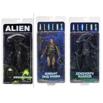 

NECA ALIEN Xenomorph Warrior Sergeant Craig Windrix PVC Action Figure Collectible Model Toy 19cm