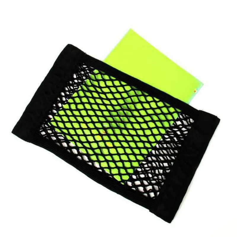 

Car Seat Back Storage Mesh Net Bag Car Magic Sticking Holder Pocket Trunk Organizer Multiple sizes Car Accessories