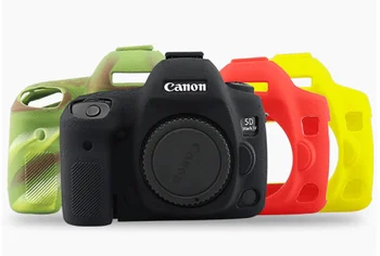 

Camera Case Case Silicone Armor Skin Case Body Cover Protector Anti-skidTexture Design for Nikon D850 D7100 D7200 Canon 5D3 5D4