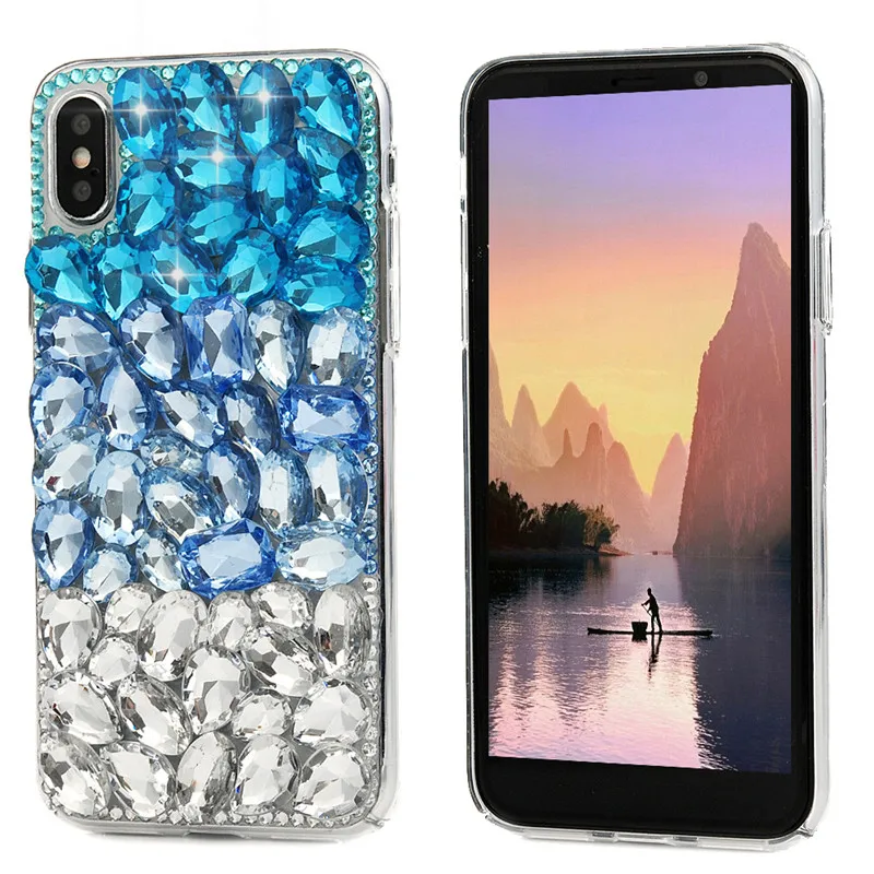 TURATA горный хрусталь чехол для iPhone X роскошный 3D Блестящий Кристалл Алмазный