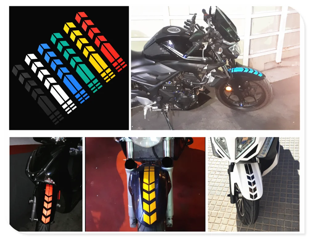 Светоотражающая наклейка в форме мотоцикла на колесо крыло украшение для Aprilia RSV4