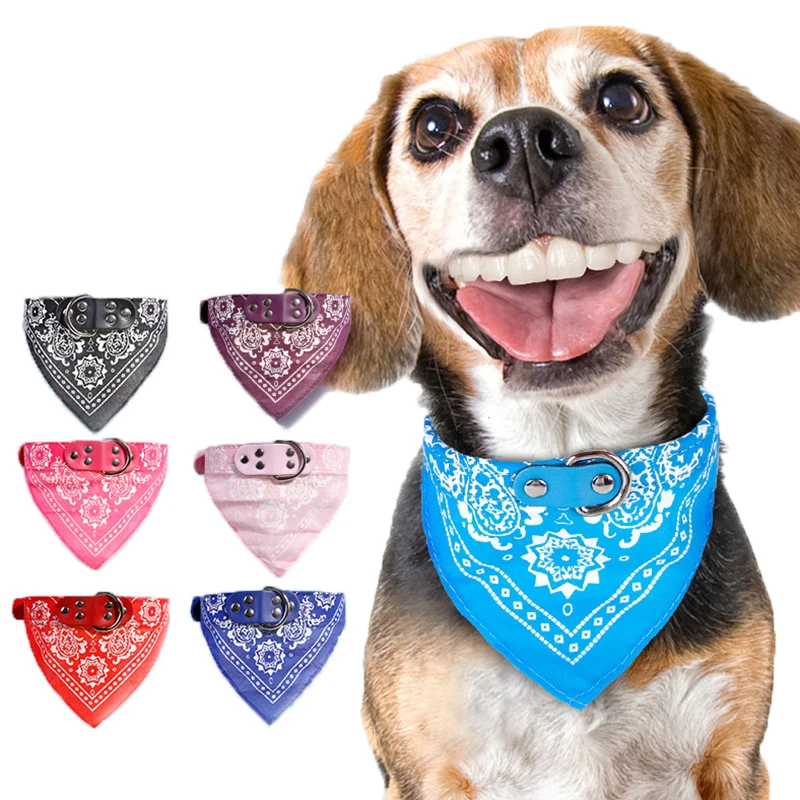 Fashion-Dog-Bandana-Collar-Cat-Scarf-Tie-Leather-Neckerchief-for-Small-Large-Dog-Collar-Custom-Necklace