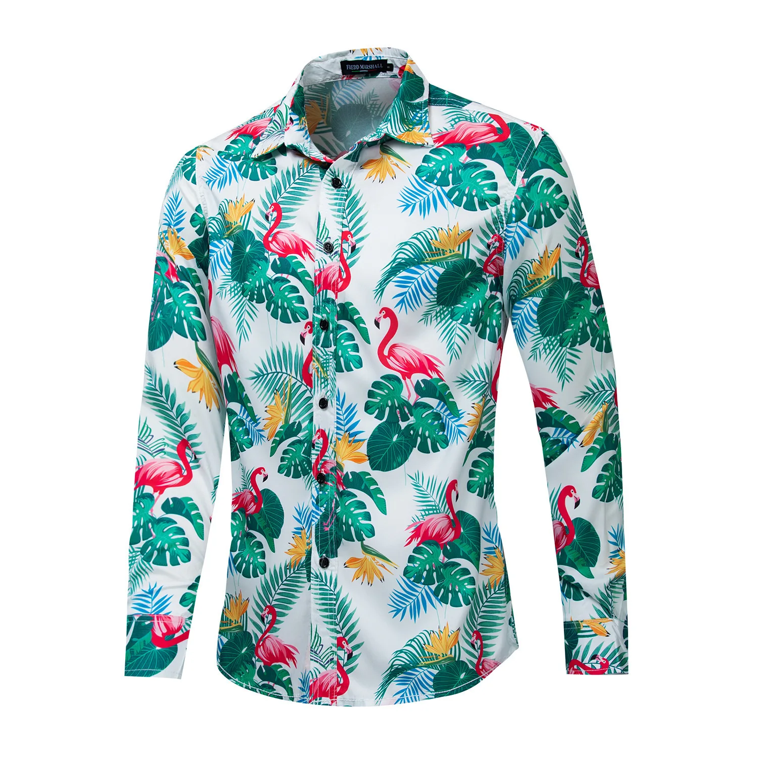 flamingo dress shirt