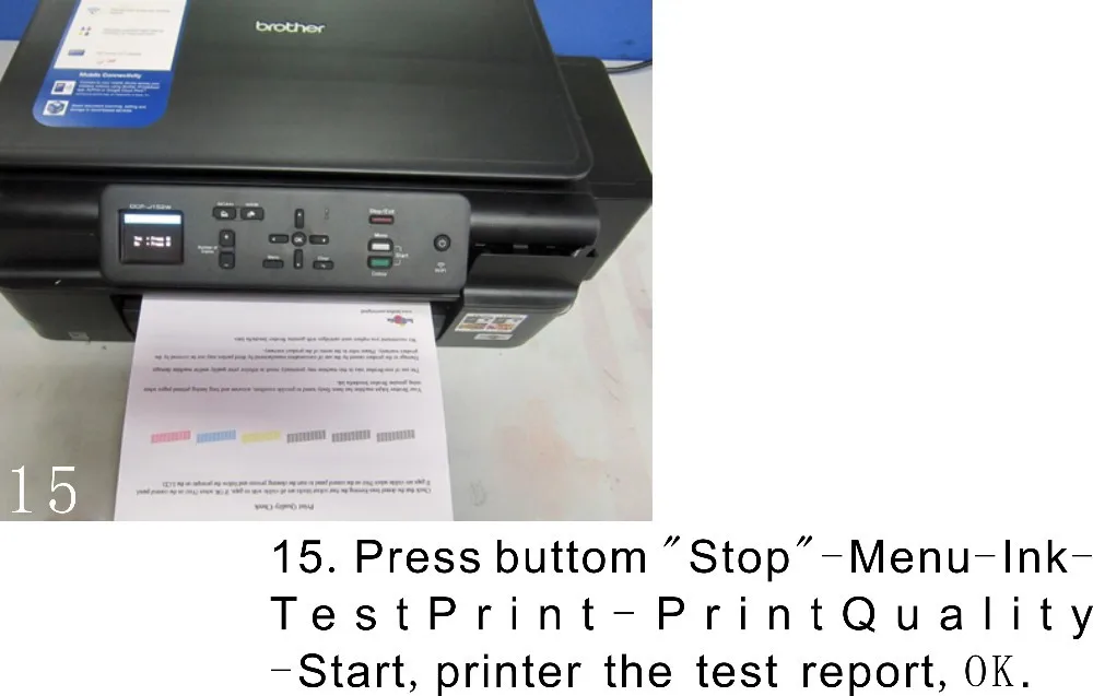 كيبك LC233 لأخيه DCP-J4120DW MFC-J4620DW MFC-J5320DW MFC-J5720DW dcp J4120DW mfc J4620DW J5320DW J5720DW الطابعة مع رقاقة