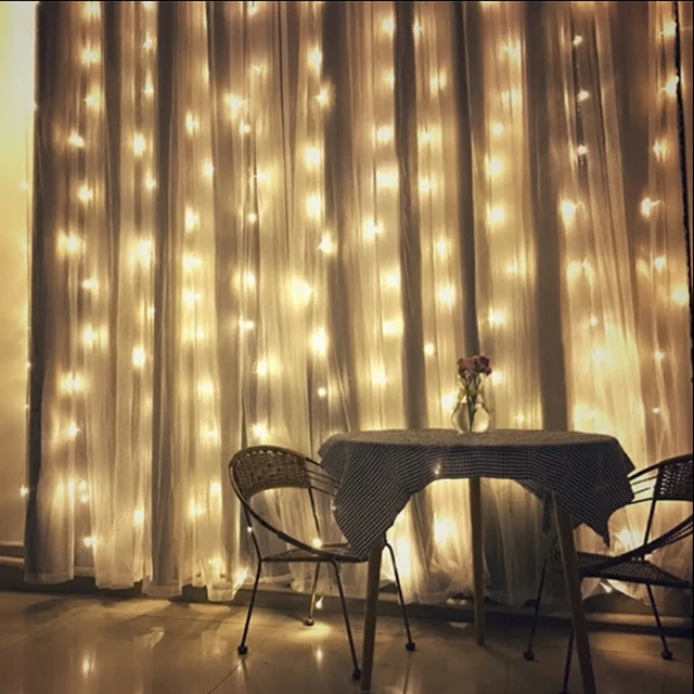 300 96 led christmas lights outdoor indoor fairy curtain string lamp with pendant wedding christmas - Led Christmas Decorations Indoor 300 96 led christmas lights outdoor indoor fairy curtain string lamp with pendant wedding christmas - Led Christmas Decorations Indoor