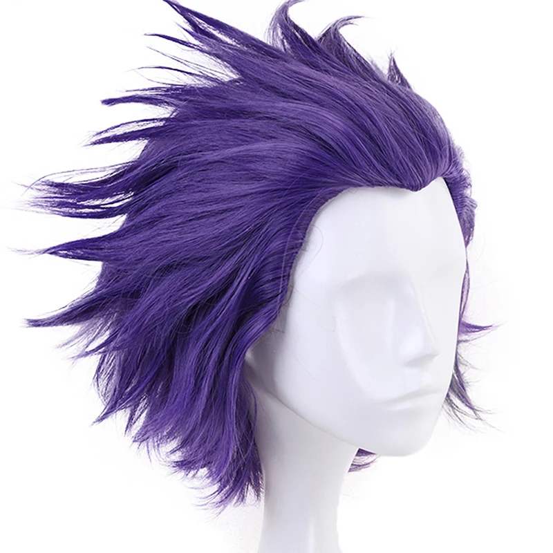 Ebingoo Boku no Hero Academy Shinsou Hitoshi Shinso парик косплей костюм мой герой Academy короткие фиолетовые синтетические парики+ парик шапка