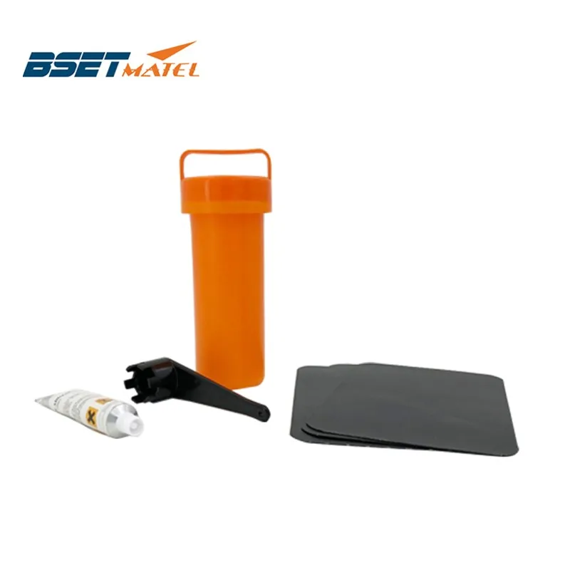

Inflatable Plastic Boat Kayak Special PVC Repair Patch Waterproof Patch Glue Valve Wrench Container Bucket Dinghy Accessories