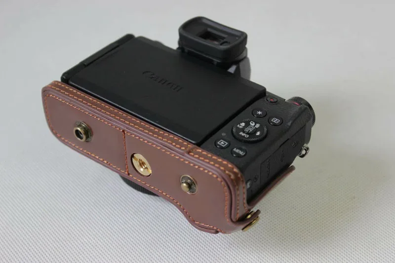 Сумка для камеры чехол Canon PowerShot G1 X Mark III дорожная логика PU кожаный внутренняя