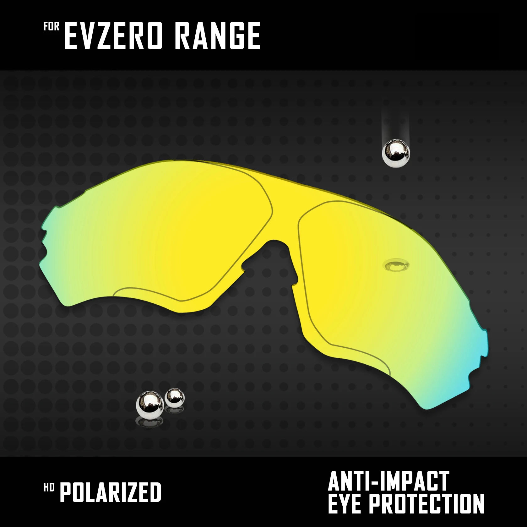 Baratos OOWLIT lentes de repuesto para lentes de sol de gama EVZero de Oakley polarizadas Varios Colores