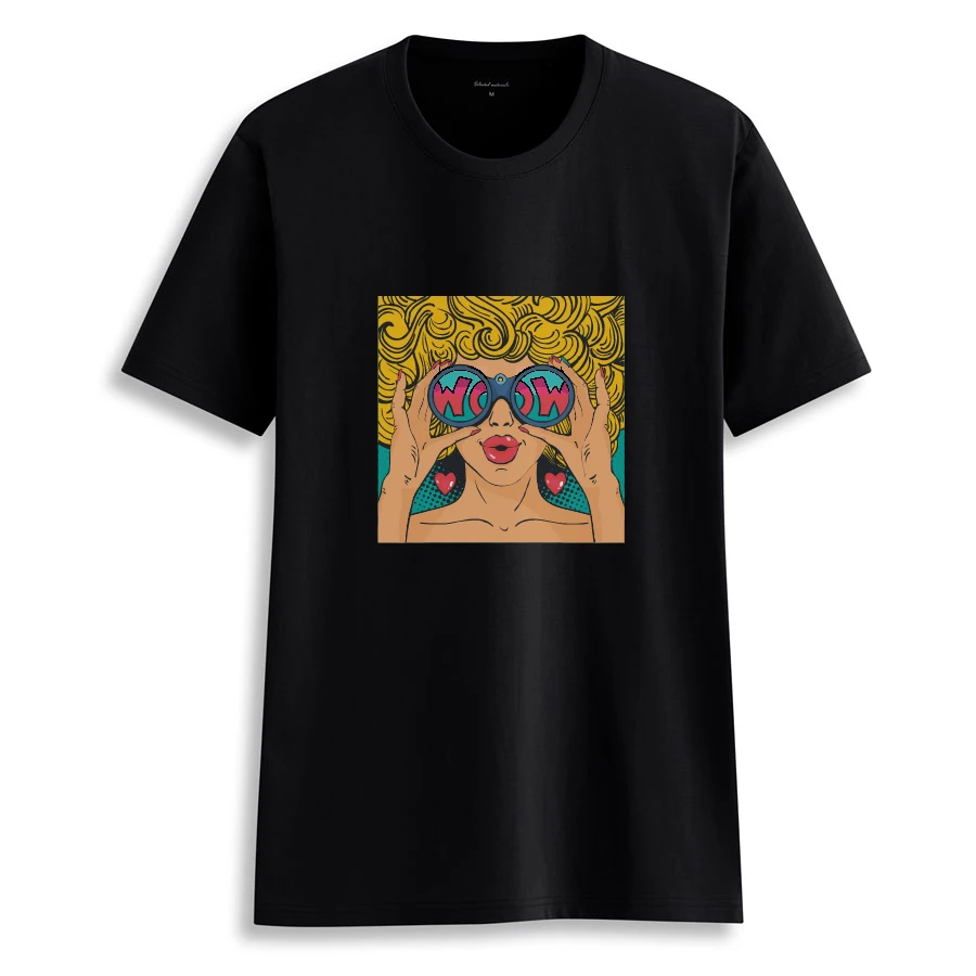 

Hillbilly Cute Harajuku Casual Kawaii Girl 90s 80s Cotton T-shirts Women 2018 Plus Size Look In The Mirror Vintage Funny Shirt