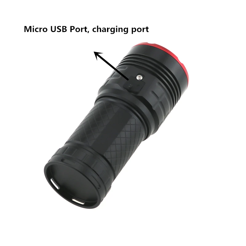10000 люмен яркий светодиодный фонарик USB Перезаряжаемые 12xcree XML T6 факельные