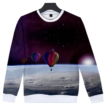 

Space Starry sky clothes summer cos hot long-sleeved casual T-shirt unisex bottoming couple parent-child role-playing