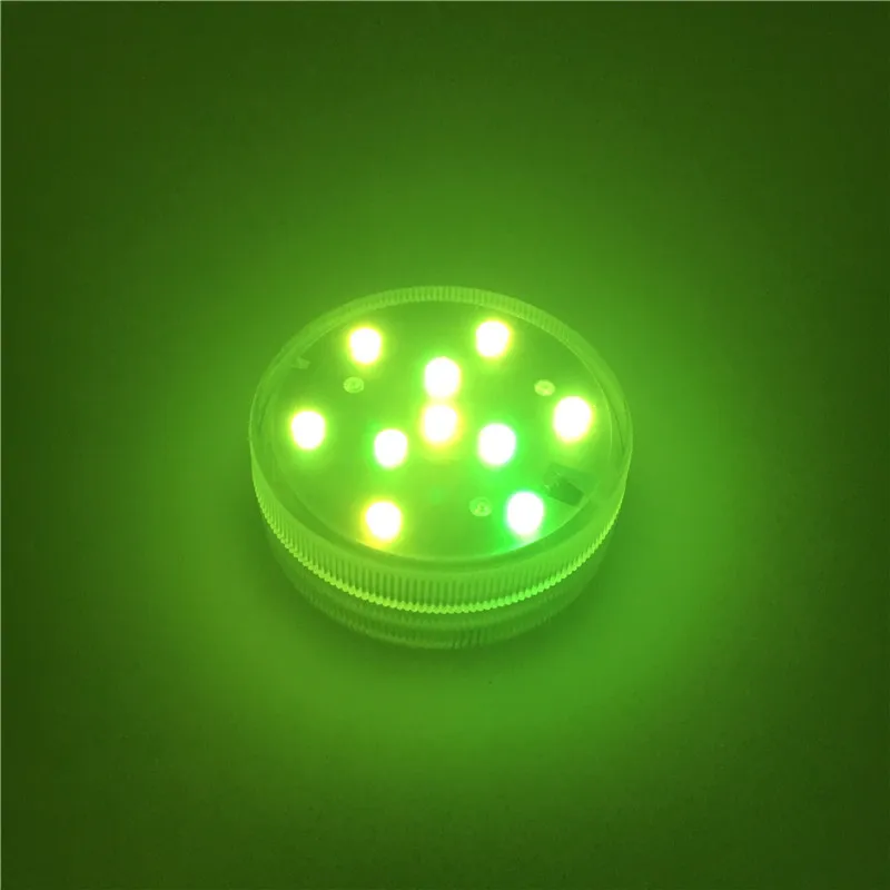 Festa de Casamento Smd5050 à Prova aa para Piscina Lâmpada Submersível D'água Bateria Iluminação Rgb Ip68 9 Luzes subaquáticas