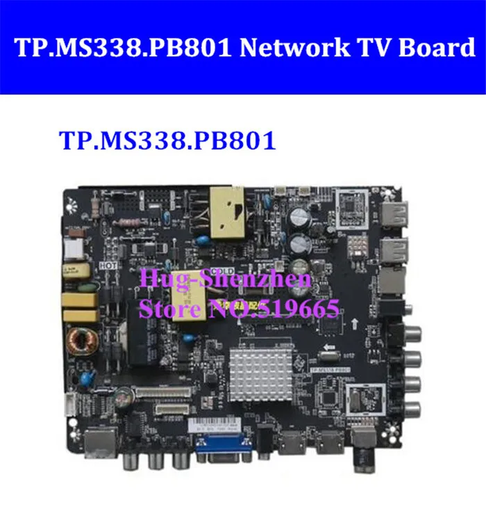 

free shipping new and original for LEHUA TP.MS338.PB801 Android smart TV three in one network motherboard WORK various screens