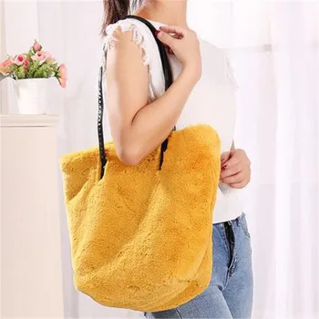 

Ladies Designer Soft Fluffy Feather Faux Fur Clutch Bag Purse Leather NEW Womens Fashion Bag New Womens' Ladies' Shoulder Bags