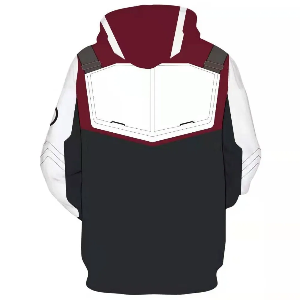 Avengers Endgame 4 Quantum Realm 3D Print Hoodies Men Fitness Pullover Sweatshirts Zipper Jacket Cosplay Men Women Streetwear