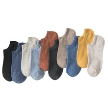 5 пар/лот, высококачественные женские носки, 100 хлопок, удобные носки, женские короткие носки для девочек на лето и весну