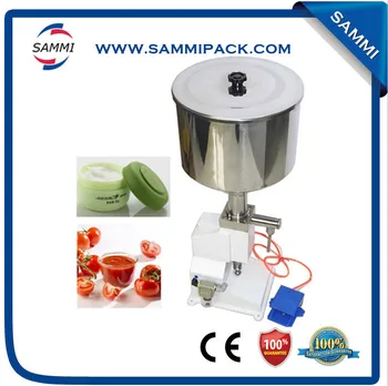 

A02 high accuracy manual cosmetic cream filling machine