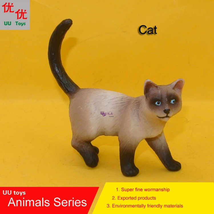 Hot toys Cat Simulation model Animals kids toys children educational