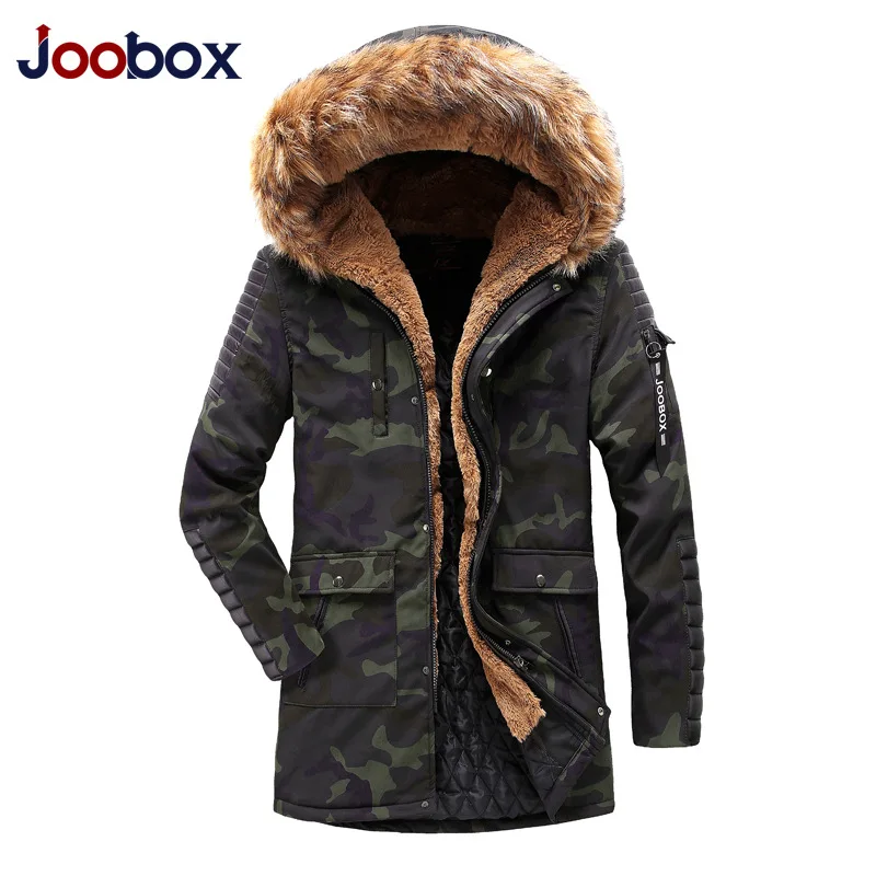 JOOBOX 2018 зимняя куртка мужская Камуфляжная парка мужские военные | Отзывы и видеообзор